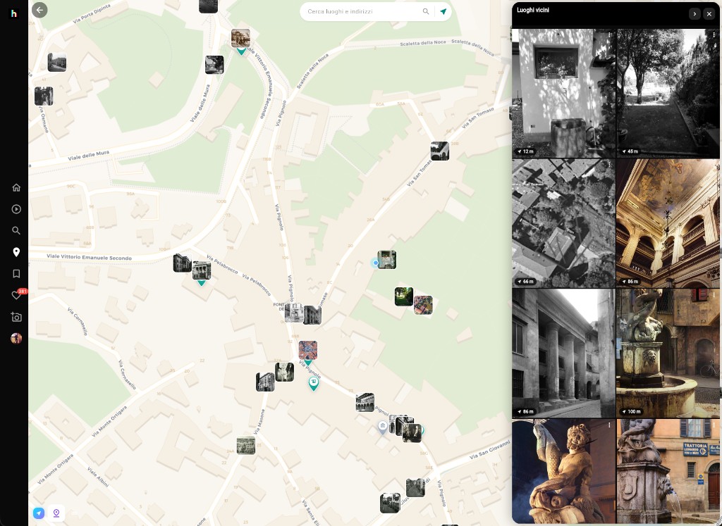 Historify: mappa desktop
