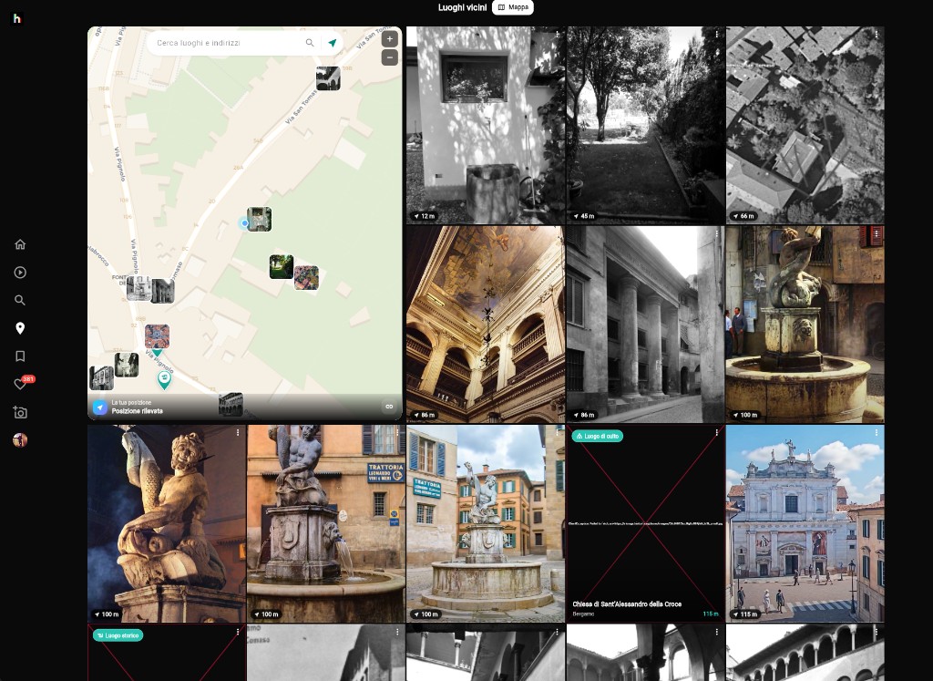 Historify: luoghi vicini